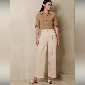 NEW HIGH-RISE WIDE-LEG CROPPED JEAN 6/28 tall
